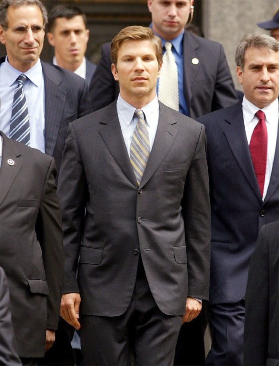 FORMER STOCKBROKER PETER BACANOVIC DEPARTS FEDERAL COURT AFTER BEING SENTENCED IN NEW YORK