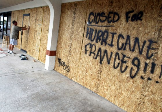 Floridia Prepares For Hurricane Frances