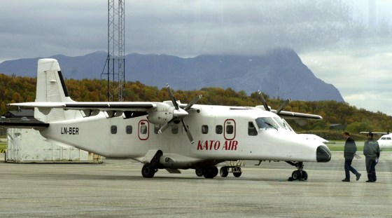The Kato Air Dornier 228 landed safely in Bodoe, Norway, Wednesday after a passenger attacked both pilots and at least one passenger.
