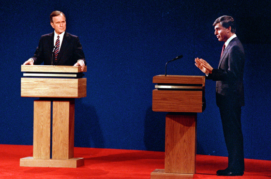 Bush Dukakis