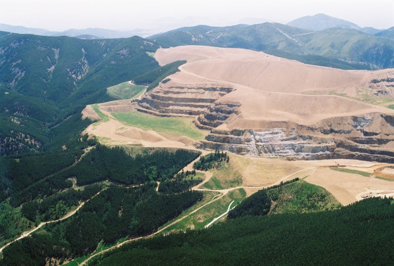 The now-closed Zortman-Landusky gold mine, located on the southern edge of the Fort Belknap Indian Reservation in Montana, is among those that had used cyanide before the practice was banned.