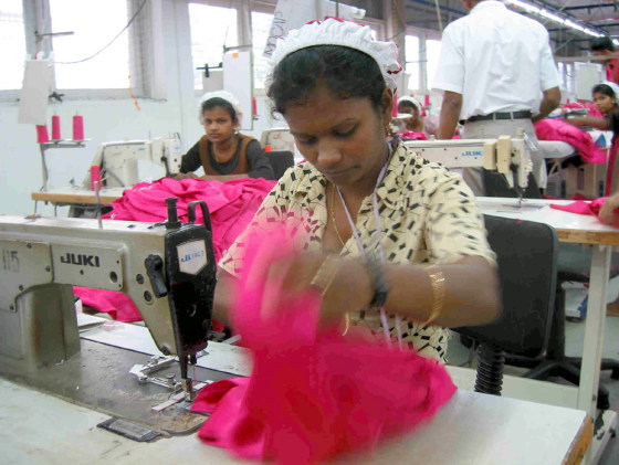 The Union Apparel factory in Colombo could be wiped out by looming competition from lower cost operations in China. 