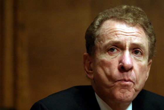 Senator Arlen Specter attends a Senate Judiciary Committee hearing