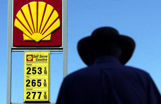 As in other states, drivers are now taxed at the pump in California, where gas prices are the highest in the continental U.S. This San Mateo station's price board was from last Oct. 11.
