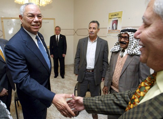 Powell Begins Peace Mission In Middle East
