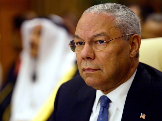 U.S. Secretary of State Colin Powell was among the foreign ministers attending the conference on Iraq held Tuesday Egypt's Red Sea resort of Sharm el-Sheik.