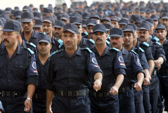 JORDAN IRAQ POLICEMEN