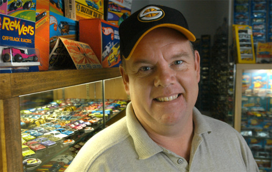 Hot Wheels collector Mike Stevenson has about 30,000 of the toy cars.