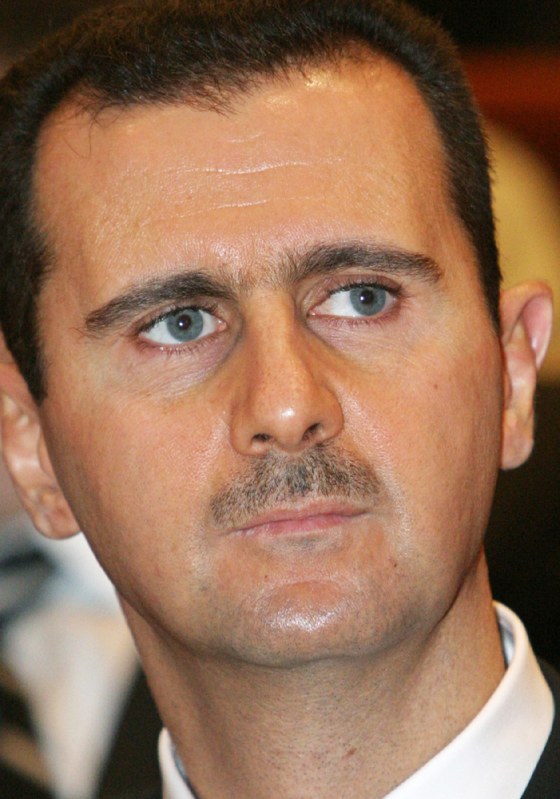 Syrian President Bashar al-Assad shown in recent file photo