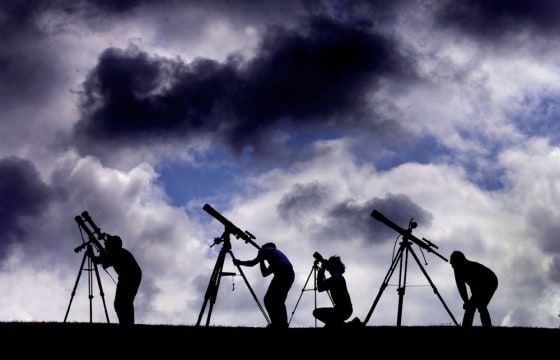 ASTRONOMERS PREPARE FOR THE ECLIPSE