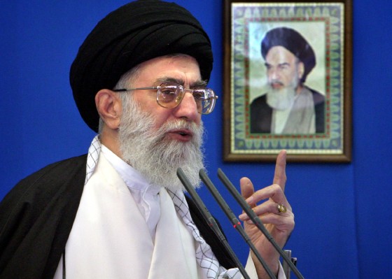 Irans Supreme Leader Ayatollah Khamenei speaks at Tehrans Friday prayers