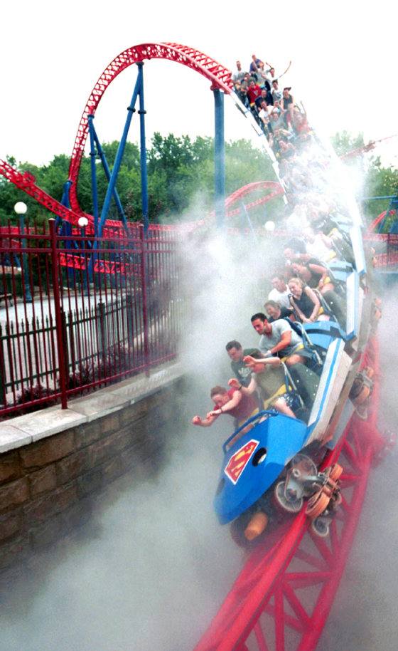 Eight Injured On Six Flags Roller Coaster