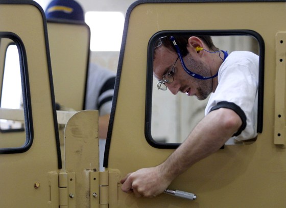 Army Depot Works To Armor Humvees For Use In Iraq
