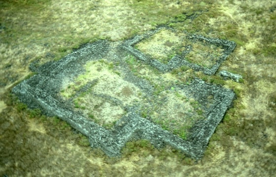 Ruins preserve the outlines of a 17th-century Hawaiian temple on Maui.