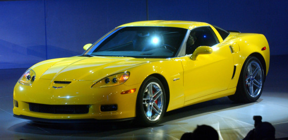 2006 Chevrolet Corvette Z06 is introduced at Auto Show in Detroit