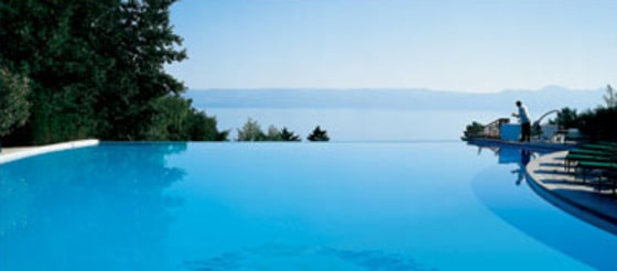 The Royal Parc Evian, situated along Lake Geneva in the shadow of the French Alps.