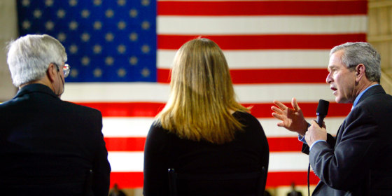 President Bush speaks about Social Security in New Hampshire