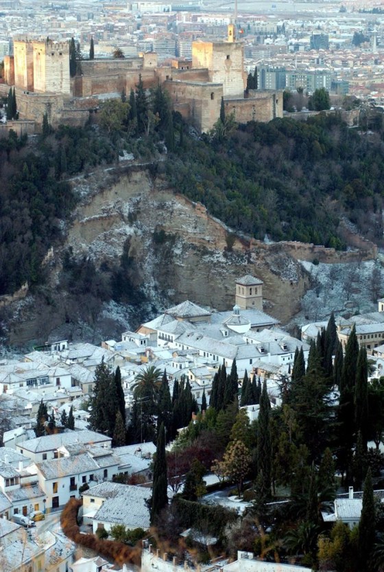 SPAIN- BLIZZARD IN ANDALUCIA
