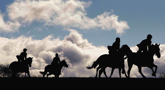 Members Of The Beaufort Hunt Attend A Meet
