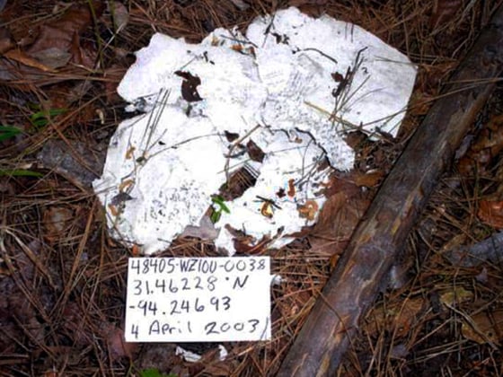 Scientists used image-enhancement technology and infrared light to help decipher charred mission notes recovered from a Texas field after the space shuttle Columbia broke up during reentry.