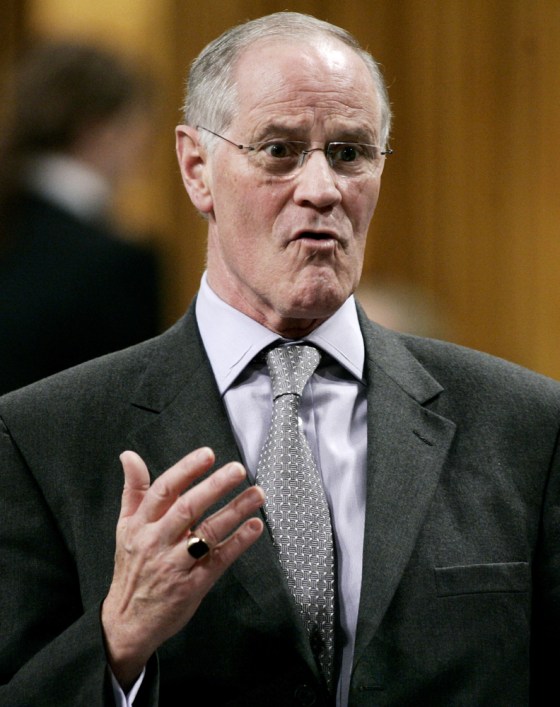 Canadian Defence Minister Graham speaks in the House of Commons