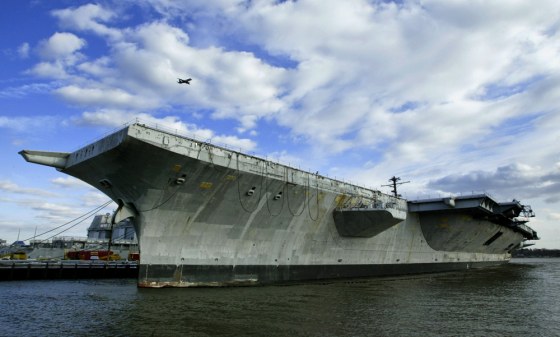 THE AIRCRAFT CARRIER USS AMERICA