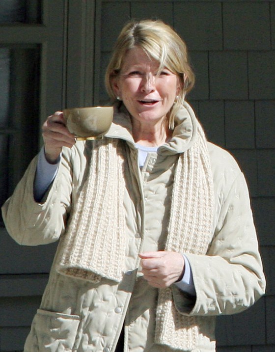Martha Stewart Starts Home Confinement