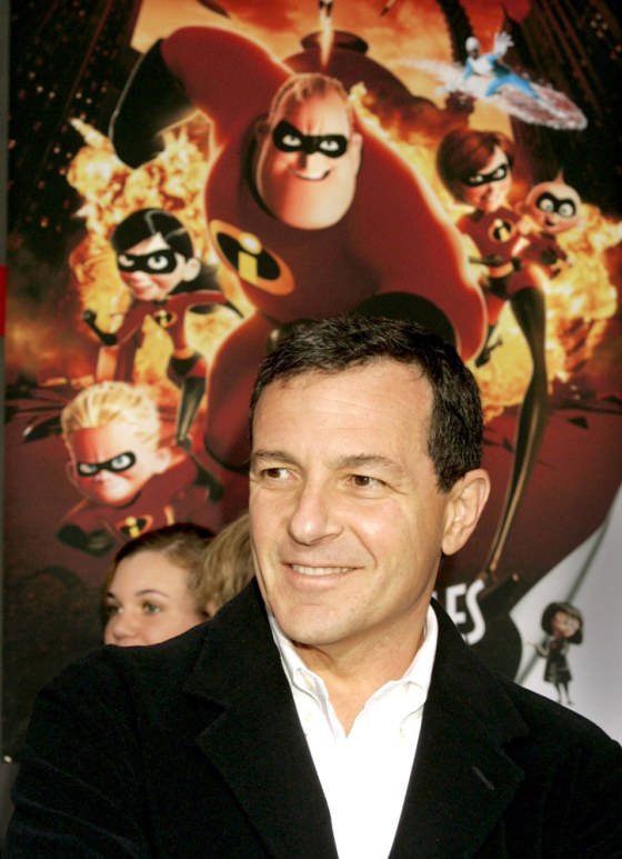Disney executive Robert Iger at the premiere of the new film \"The Incredibles\" in Hollywood
