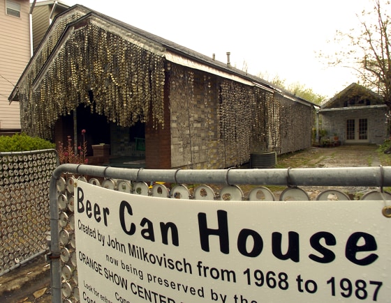 The Beer Can House in Houston will be restored with a $125,000 grant.