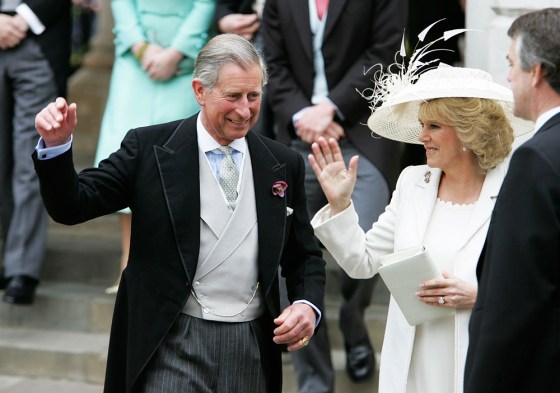 HRH Prince Charles & Mrs Camilla Parker Bowles Marry At Guildhall Civil Cer