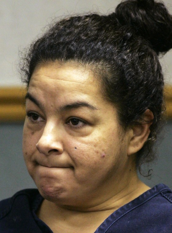 Anna Ayala waits in court for extradition hearing