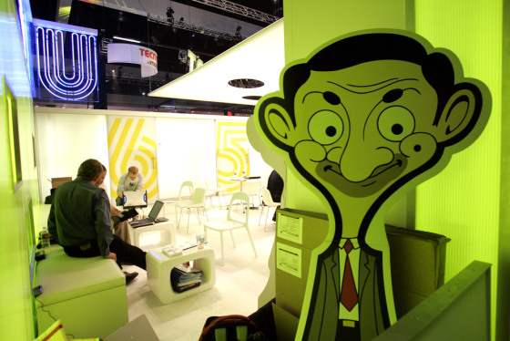 UK booth at the the E3 Convention in Los Angeles