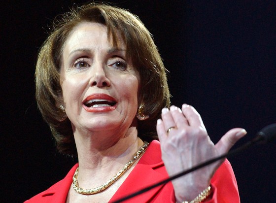 House Minority Leader Pelosi addresses pro-Israel lobby conference in Washington