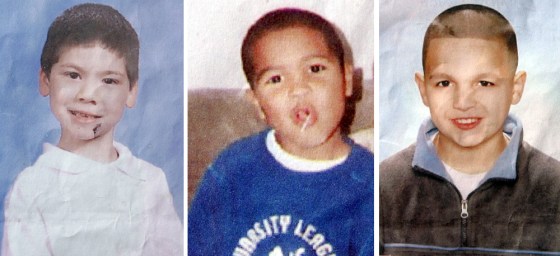 Daniel Agosto, 6; Jesstin Pagan, 5; and Anibal Cruz, 11, pictured here, were found dead in the trunk of a car in Camden, N.J., on Friday.