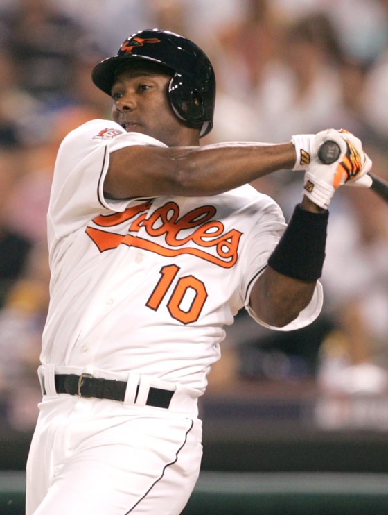 76th Major League Baseball All Star MVP Miguel Tejada during the 76th MLB All Star Game in Detroit