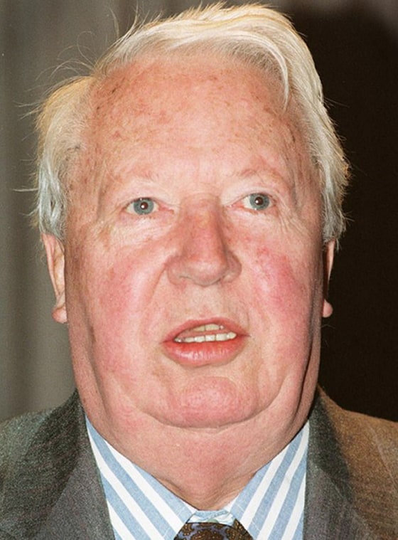 Former British Prime Minister Sir Edward Heath in a 1992 photograph.