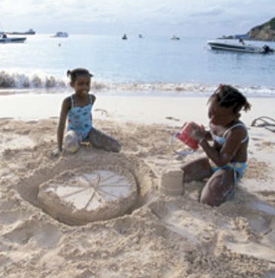 Sandy sisters on Anguilla