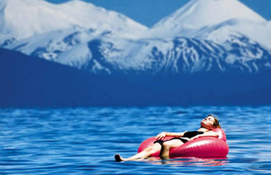 New Zealand’s Lake Taupo is one of our top spots to cool off.