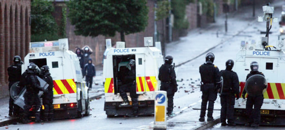 Belfast Riots Map 40 hurt in Protestant militant riot in Belfast