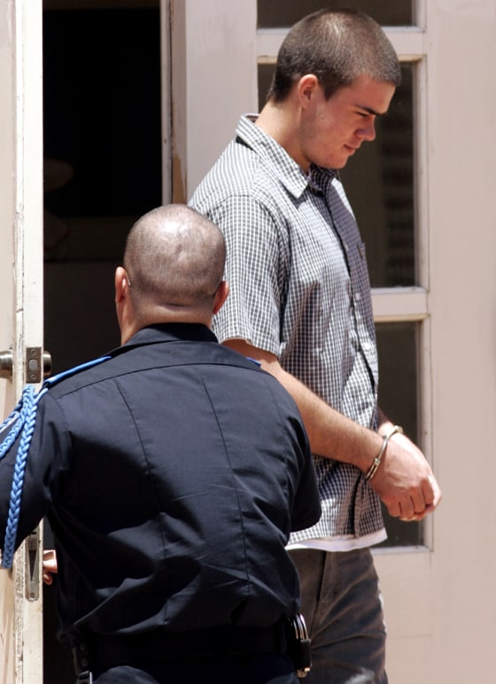Joran van der Sloot, a Dutch teen who was with missing Alabama high school graduate Natalee Holloway when she disappeared on May 30, in a July 12 photo.