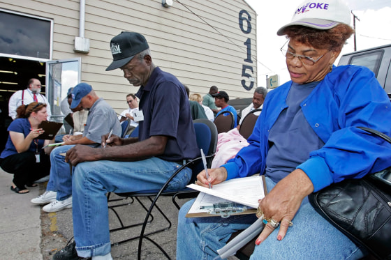 Utah Camp For Katrina Evacuees Hosts A Job Fair