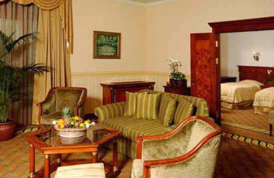 Guest room: A suite at the Polus Palace.