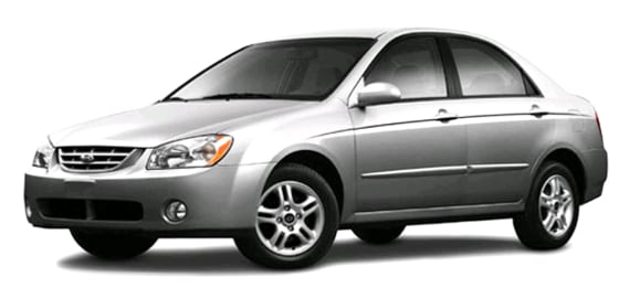 Kia LD Spectra sedan.