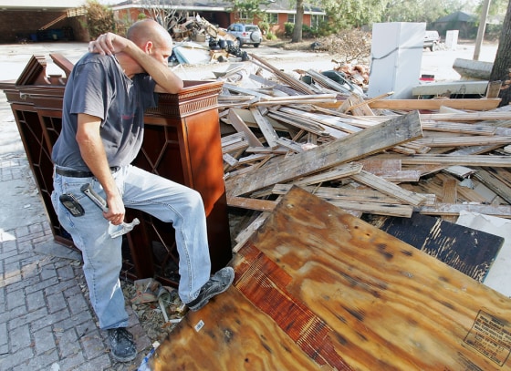 Clean Up Continues In Storm-Ravaged New Orleans