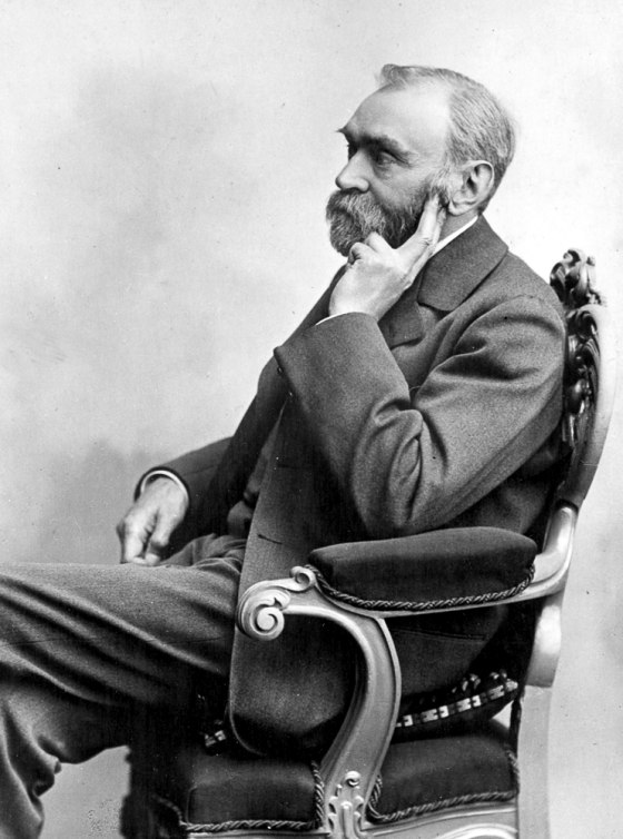 An undated file photo of Swedish industrialist Alfred Nobel. The Swedish inventor of dynamite who founded the Nobel prizes left vague instructions in his will 110 years ago on who should win. Bookmakers are having a field day floating names of prospects for this year's awards.