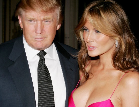 File photo of Trump and wife Melania arriving for Breast Cancer Research Foundation's Annual Red Hot Pink Ball in New York