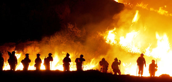 New Wildfire Spreads Rapidly In Riverside County