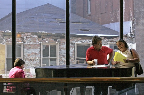 Susan (R) and Pat Lawson, owners of New