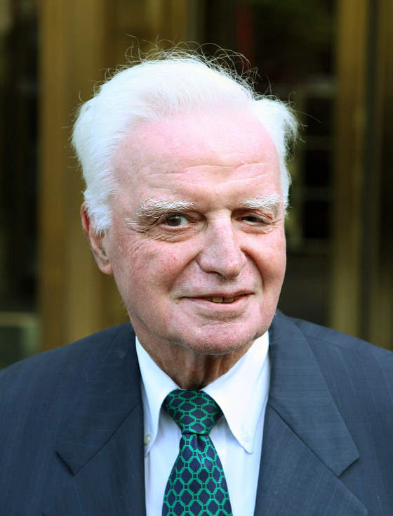 John Rigas, former CEO of Adelphia, exits the courthouse in New york