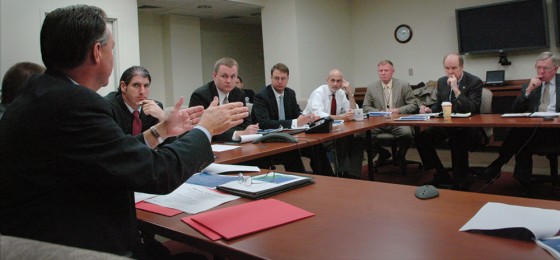 Promising to not repeat what happened with Katrina, Department of Homeland Security and FEMA officials discuss emergency plans in preparation for Hurricane Wilma Friday in Washington.